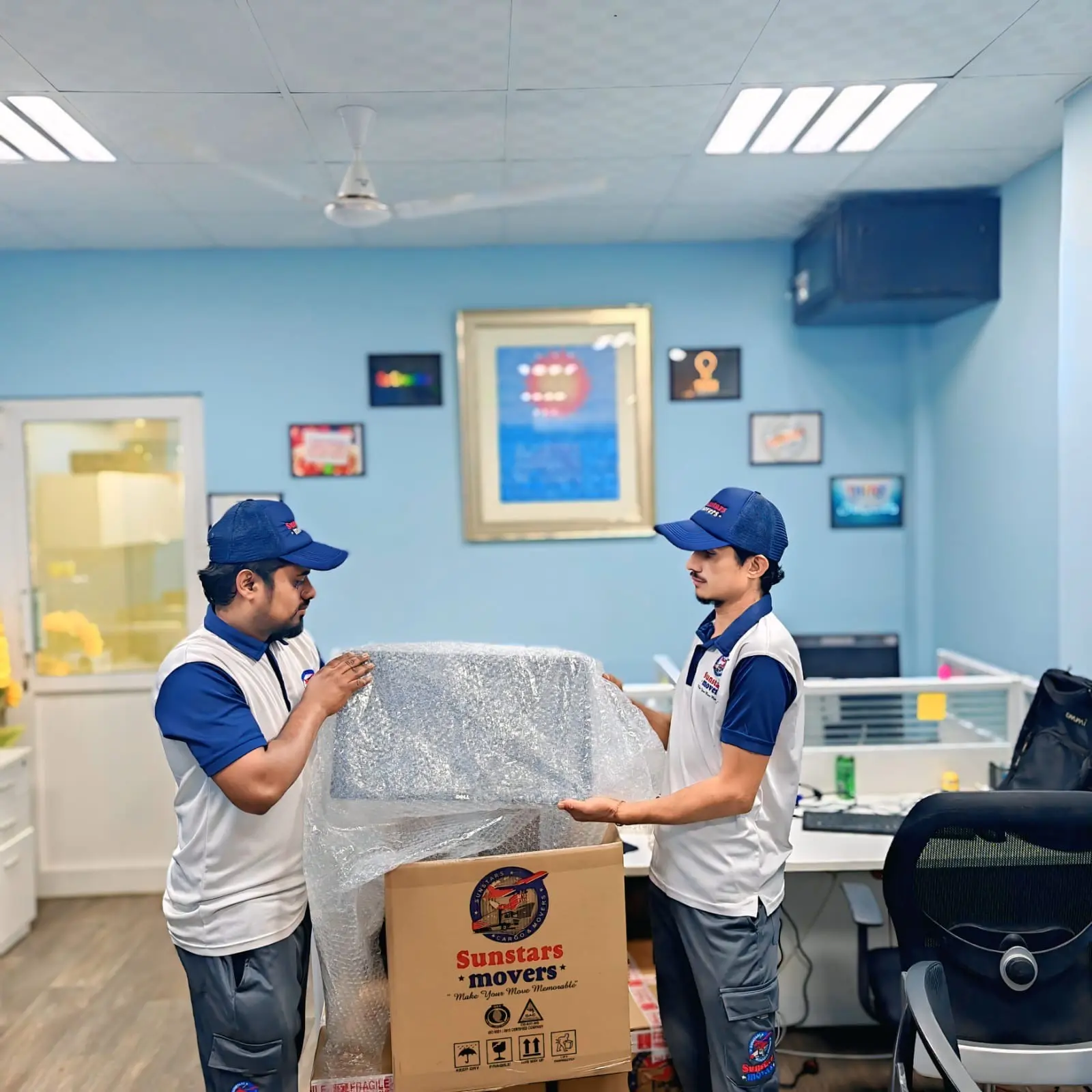 Standared Packing Materials- Movers In Dubai - Sunstars Movers